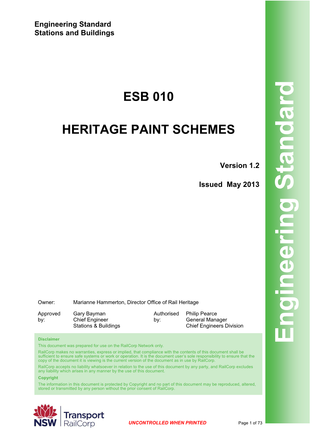 ESB 010 Heritage Paint Schemes