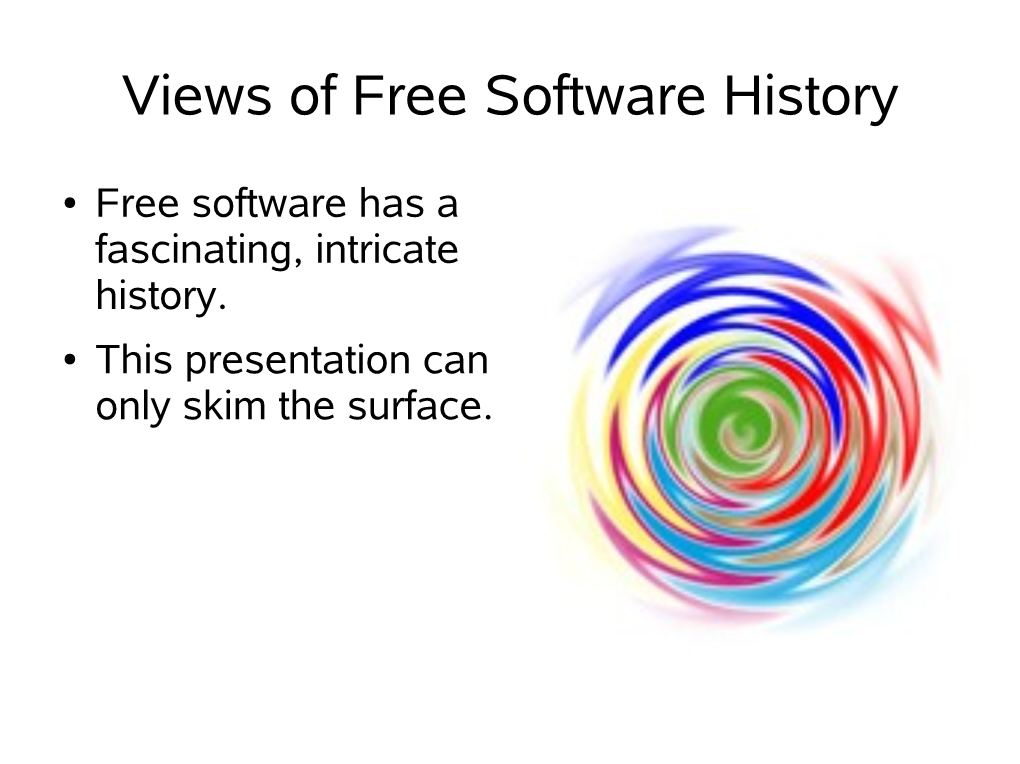 Free Software History