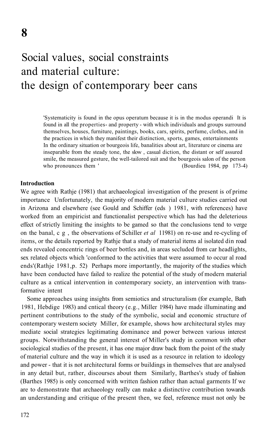 The Design of Contemporary Beer Cans
