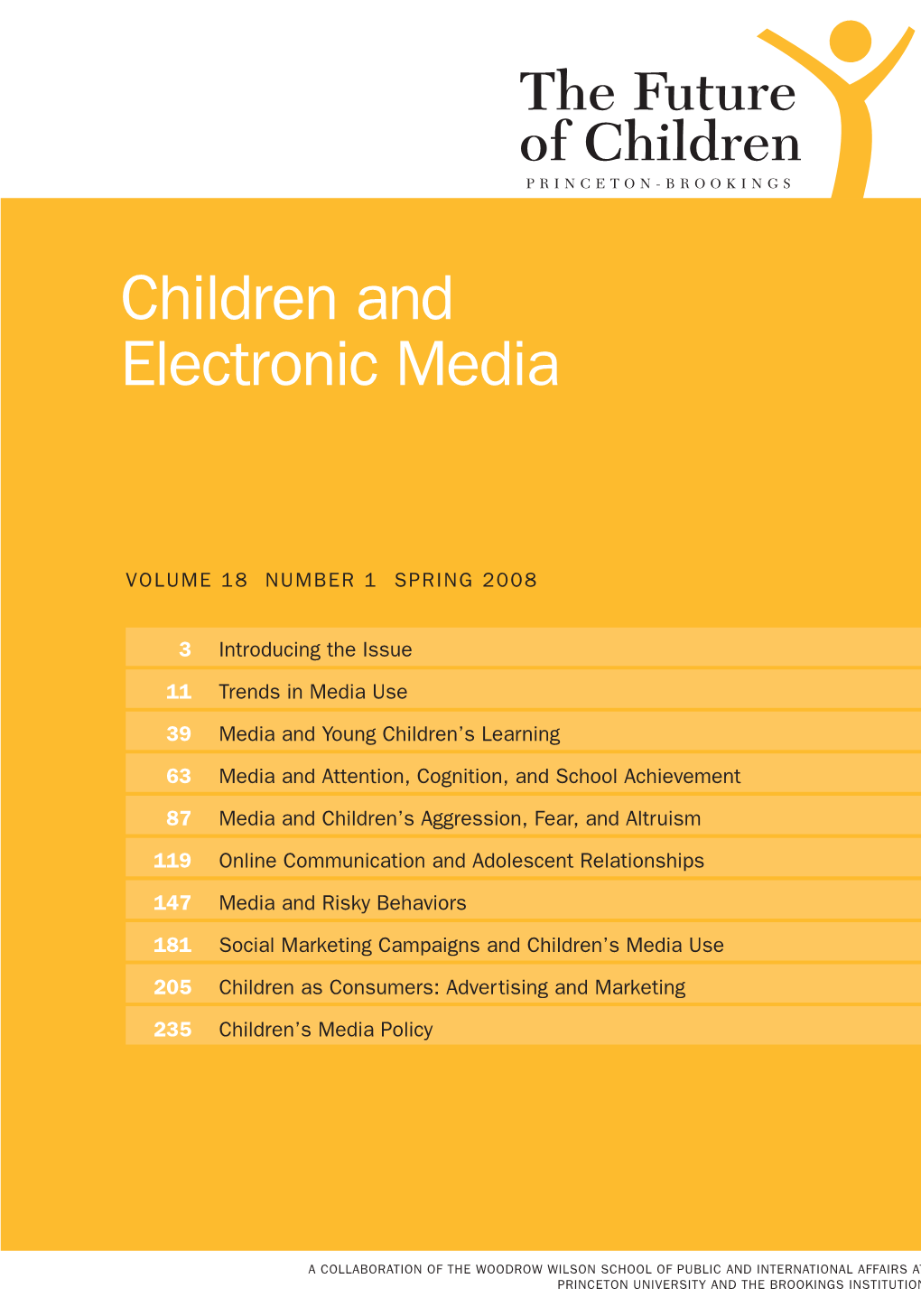 Children and Electronic Media