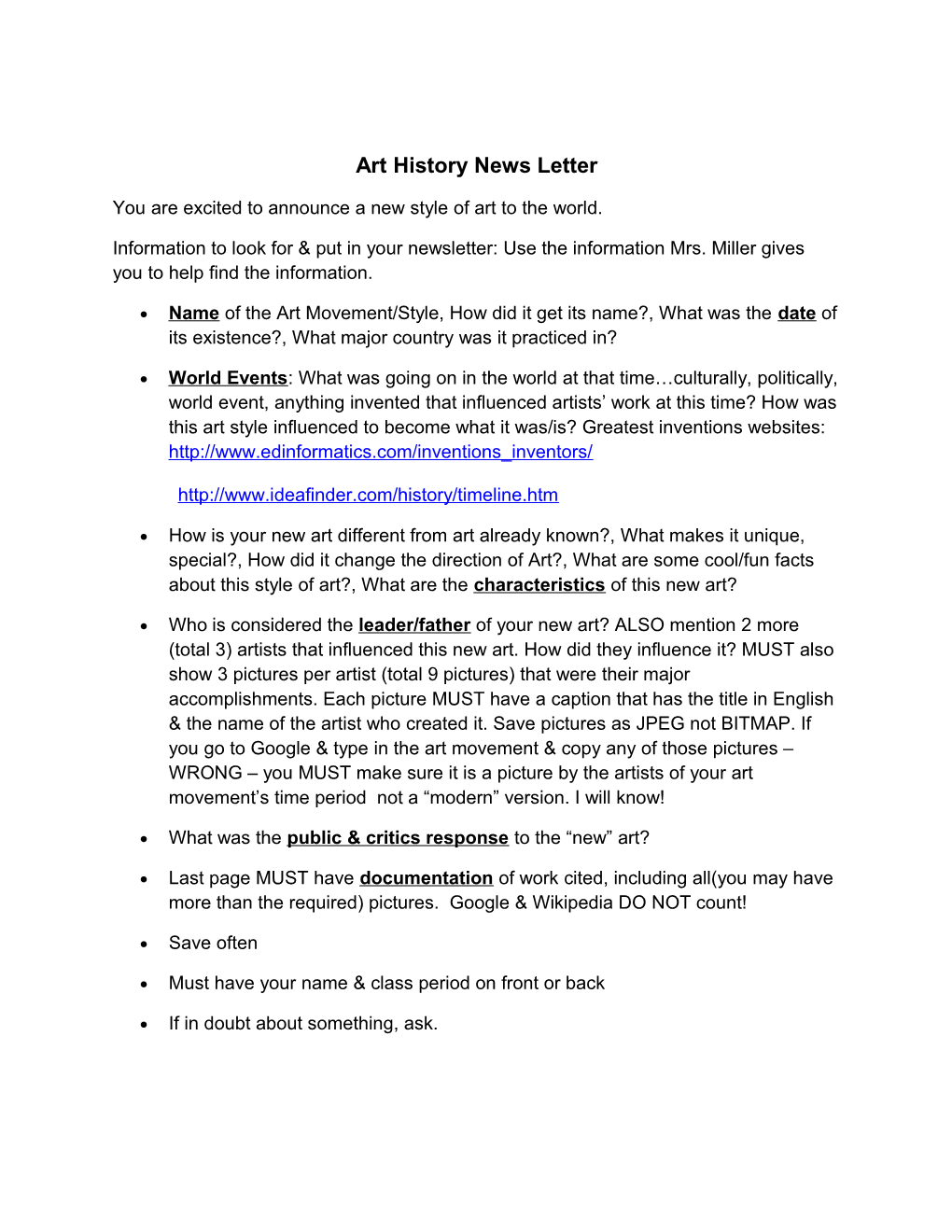 Art History News Letter