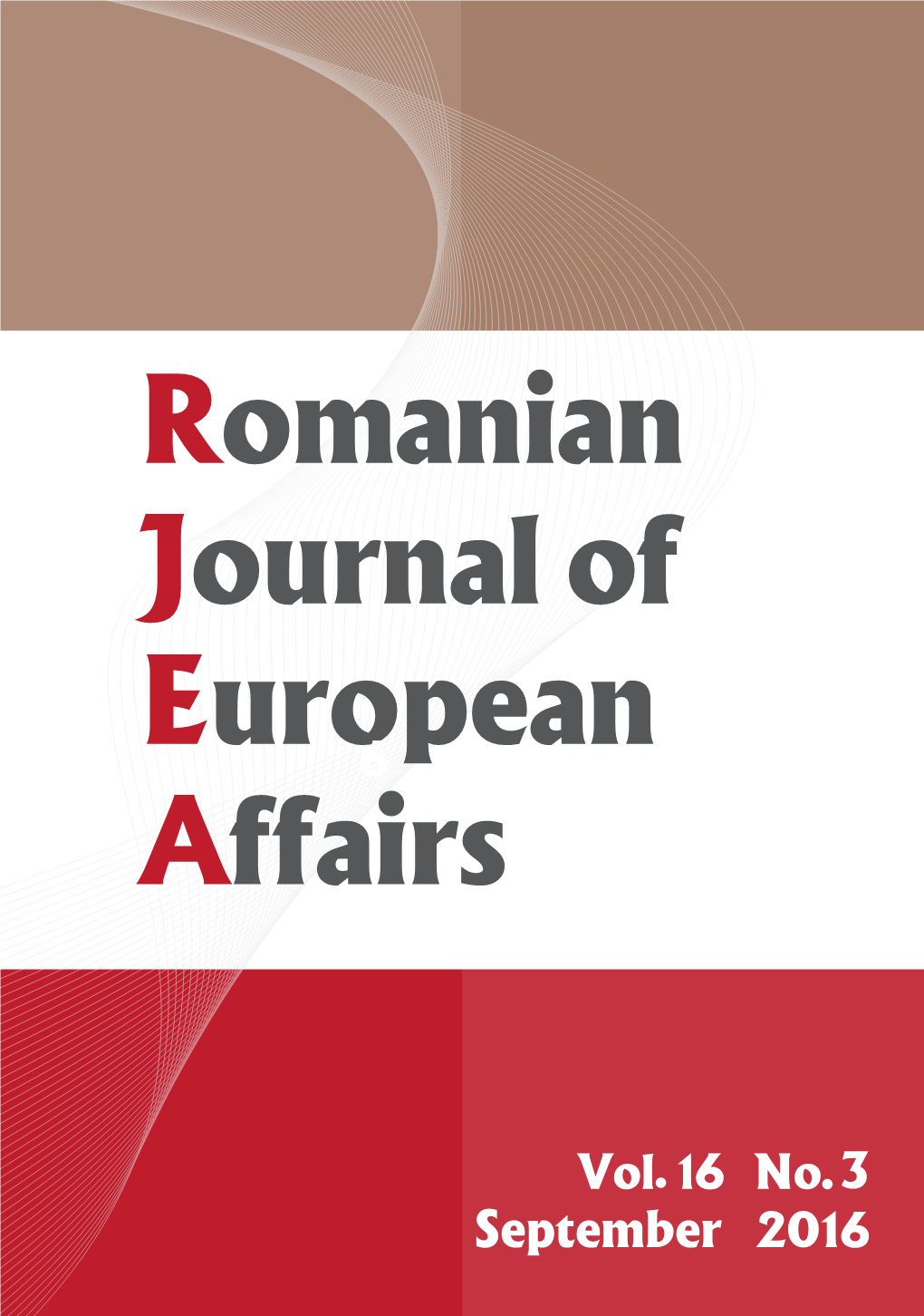 September 6 Romanian Journal of European Affairs