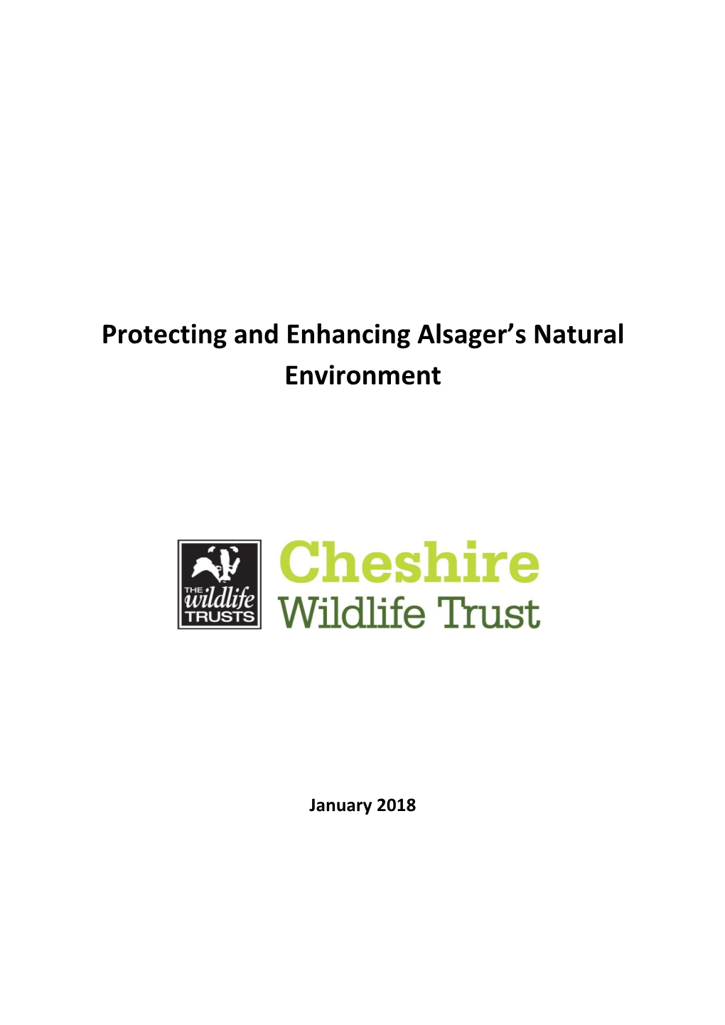 Protecting and Enhancing Alsager's Natural Environment