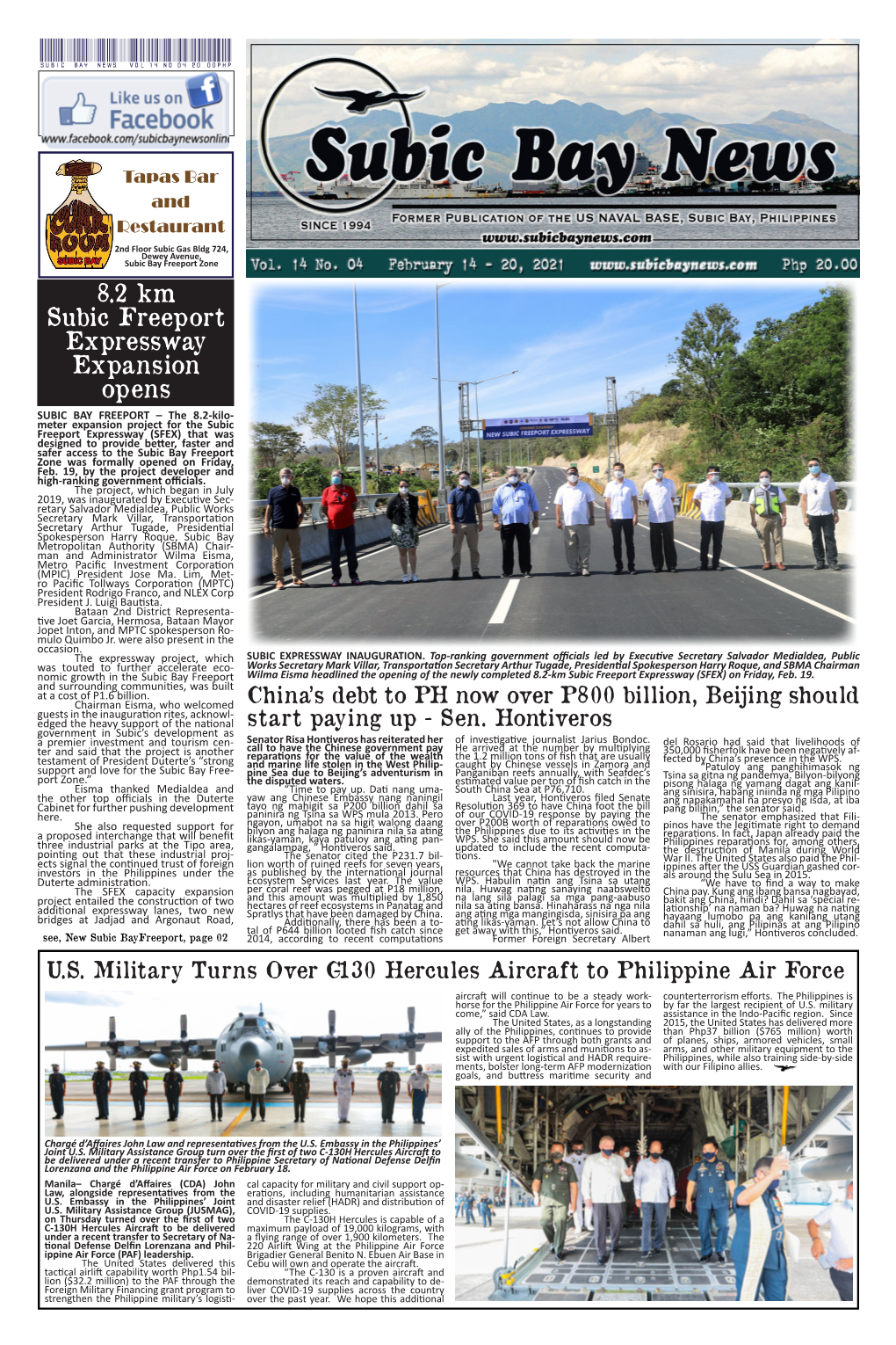Subic Bay News Vol 14 No 04 20.00Php