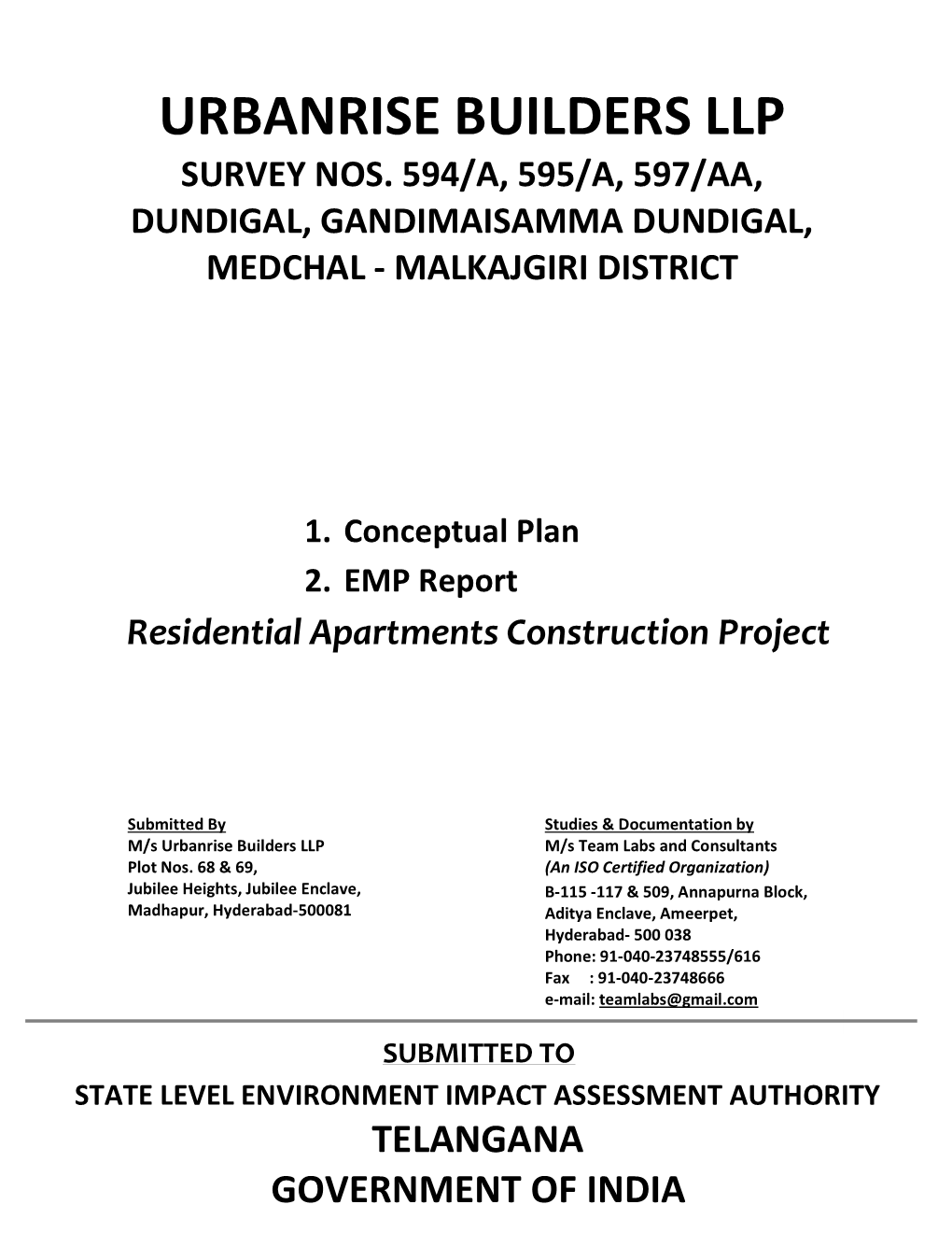 Urbanrise Builders Llp Survey Nos