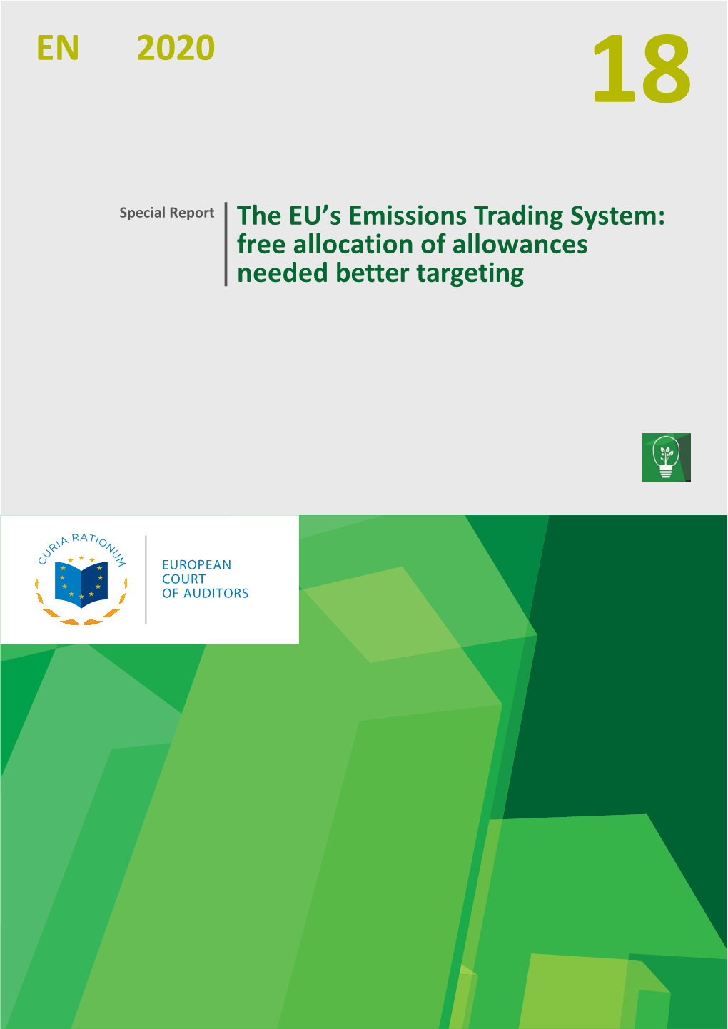 Special Report 18/2020: the EU's Emissions Trading System