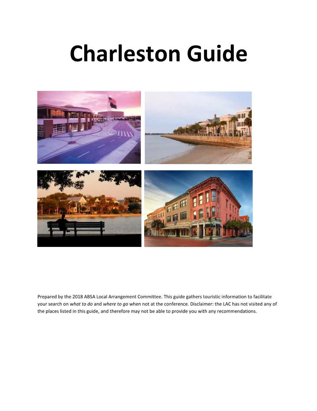 Charleston Guide