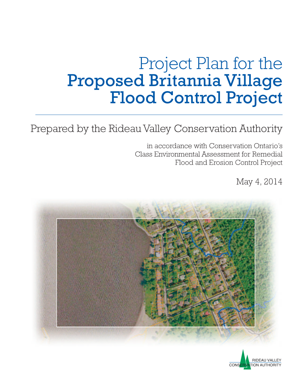 Project Plan for the Proposed Britannia Village Flood Control Project