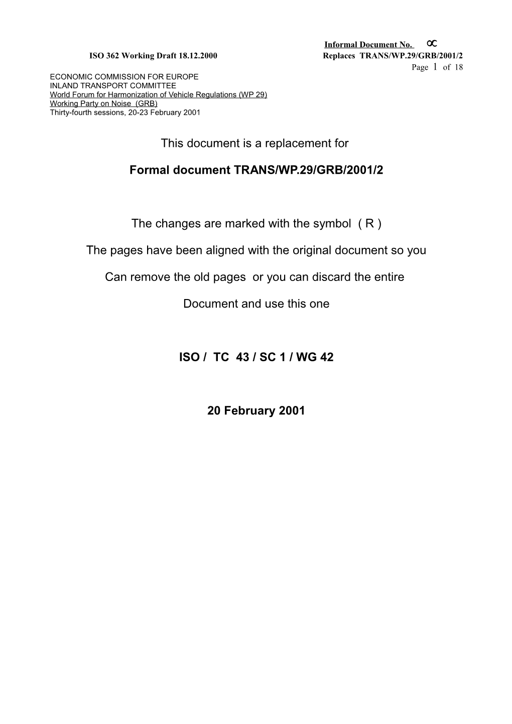 ISO 362: Acoustics - Measurement of Noise Emitted by Accelerating Road Vehicles - Engineering