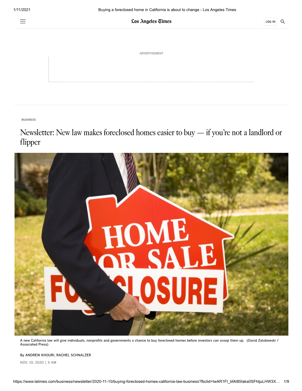 New Law Makes Foreclosed Homes Easier to Buy — If You're Not A