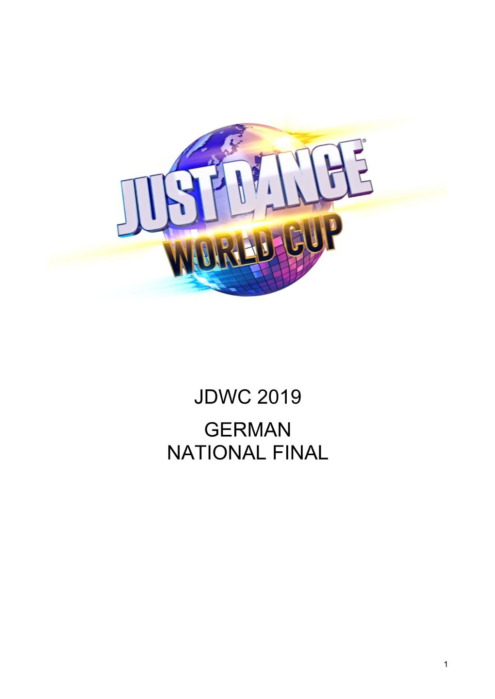 Jdwc 2019 German National Final