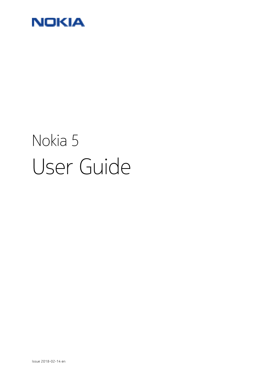 Nokia 5 User Guide