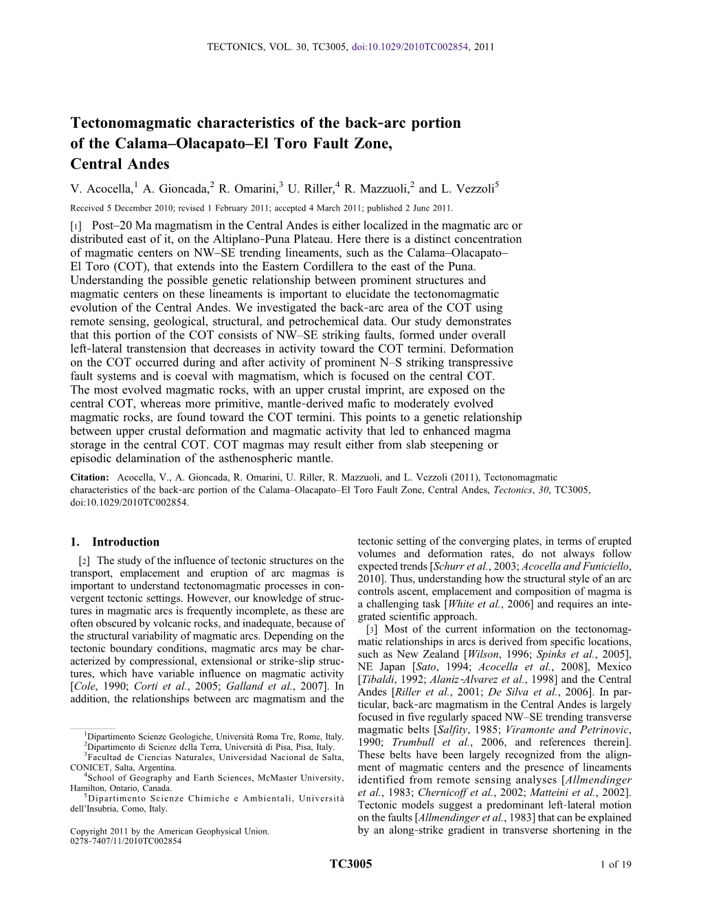 Tectonomagmatic Characteristics of the Backarc Portion of The