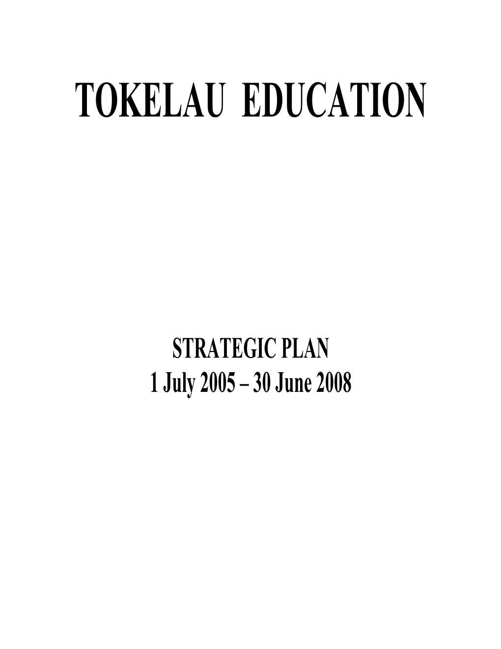 Tokelau Education