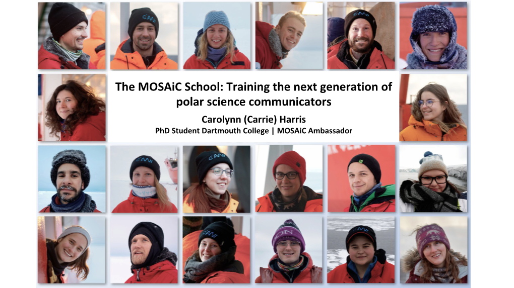 The Mosaic School: Training the Next Generation of Polar Science Communicators