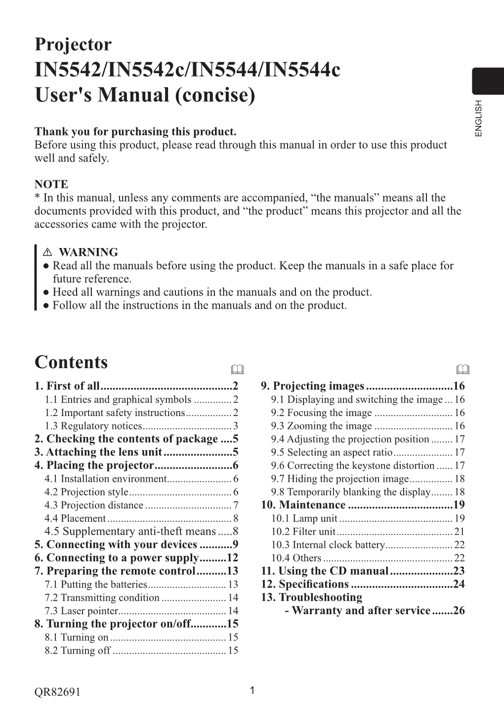 IN5542/In5542c/IN5544/In5544c User's Manual (Concise)