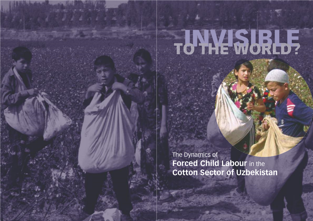 The Dynamics of Forced Child Labour in the Cotton Sector of Uzbekistan UNIVERSITY of LONDON School of Oriental and African Studies