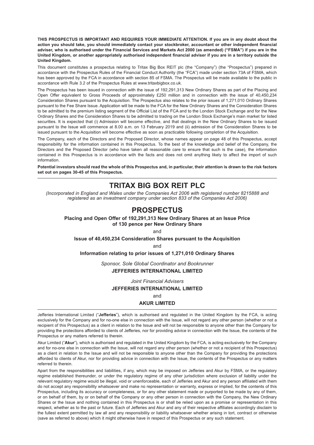 171875 Project Hurley Prospectus Intro a 171875 Project Hurley Prospectus Intro a 25/01/2019 10:59 Page 1