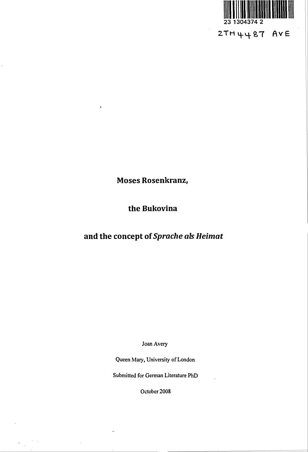 Averymosesrosencranz2009.Pdf (12.98Mb)