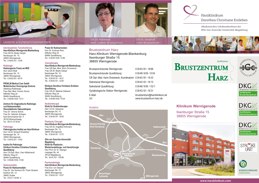 Klinikum Wernigerode-Blankenburg Herr Dr