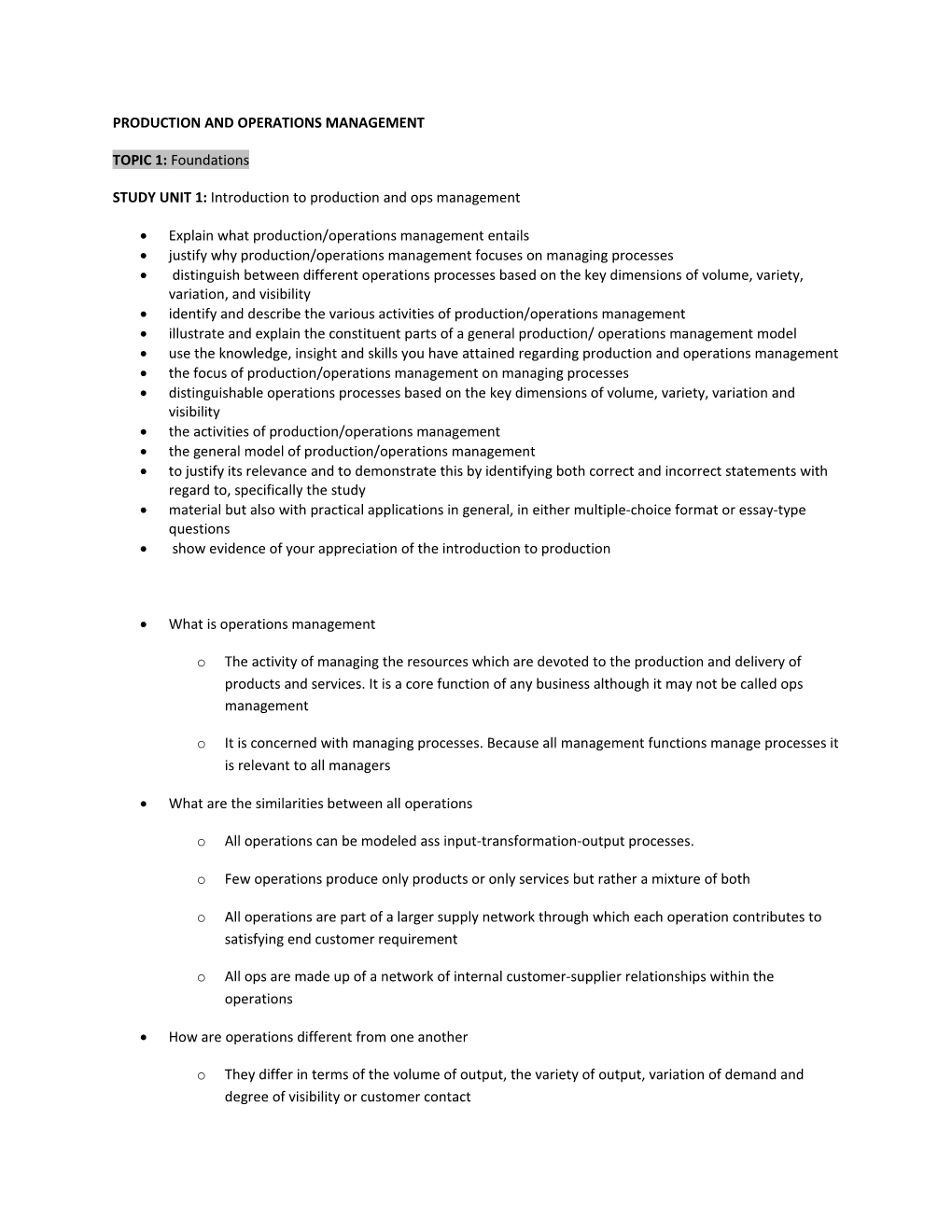 Production and Operations Management s1