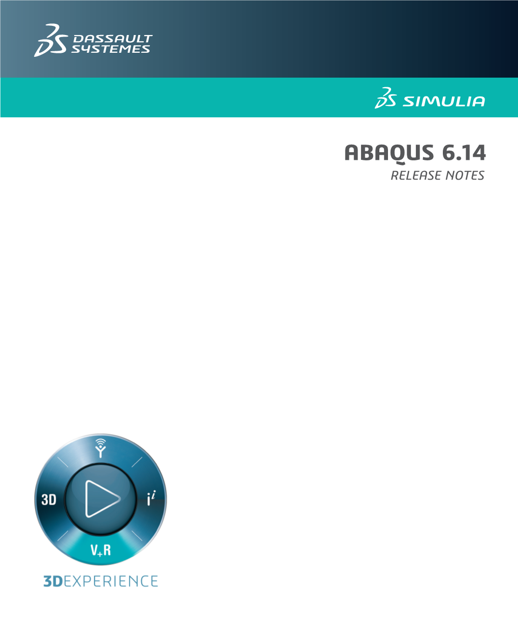 Abaqus Release Notes