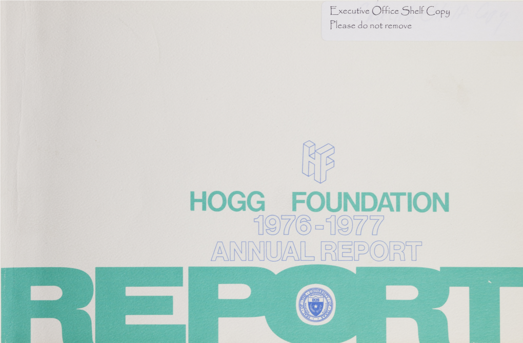 Txu-Hogg-Annual Report 1976-1977