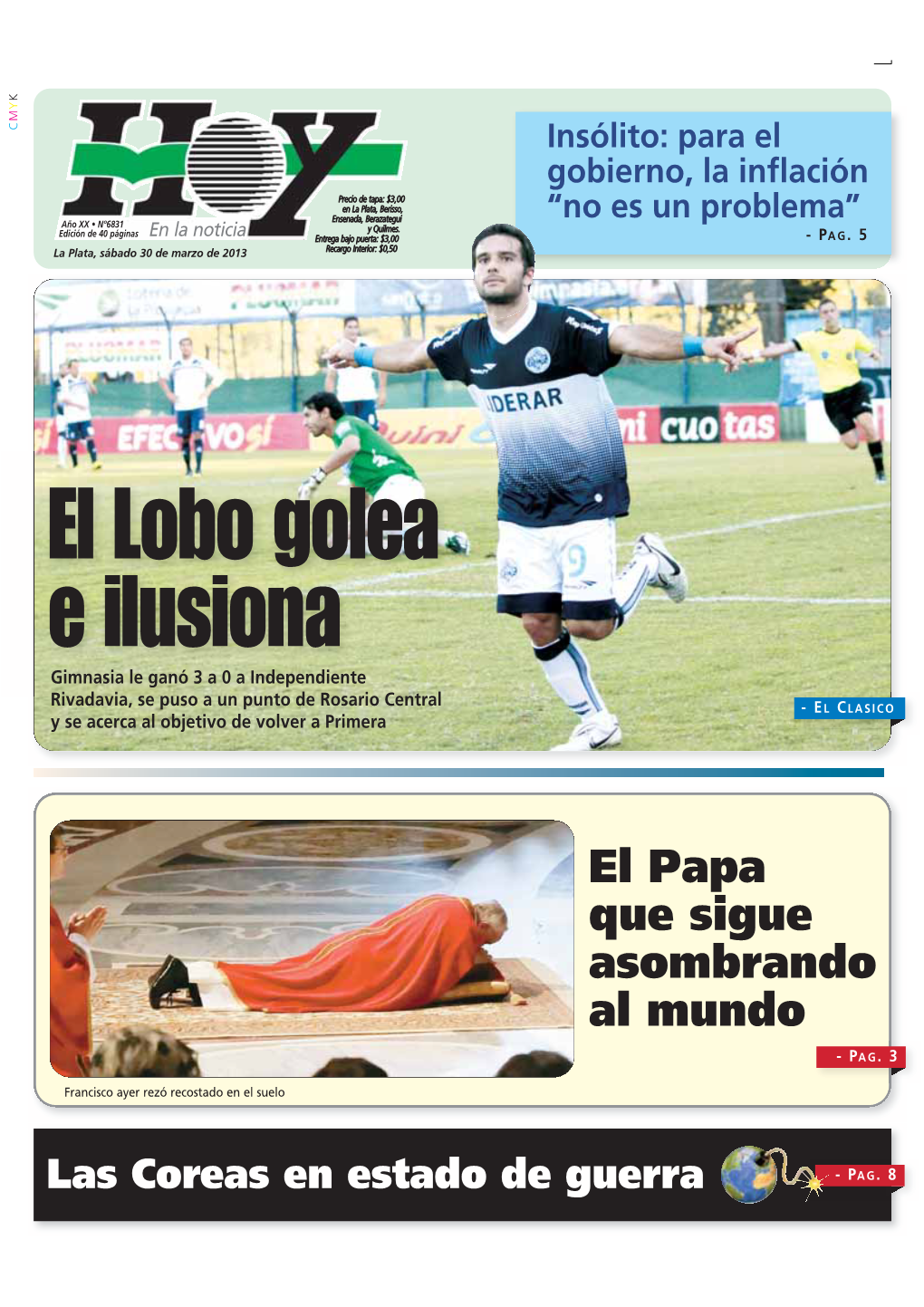 El Lobo Golea E Ilusiona Gimnasia Le Ganó 3 a 0 a Independiente