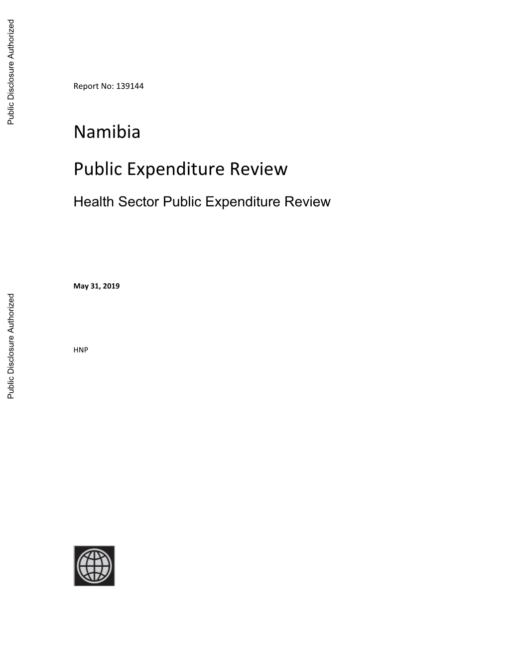 Namibia Public Expenditure Review