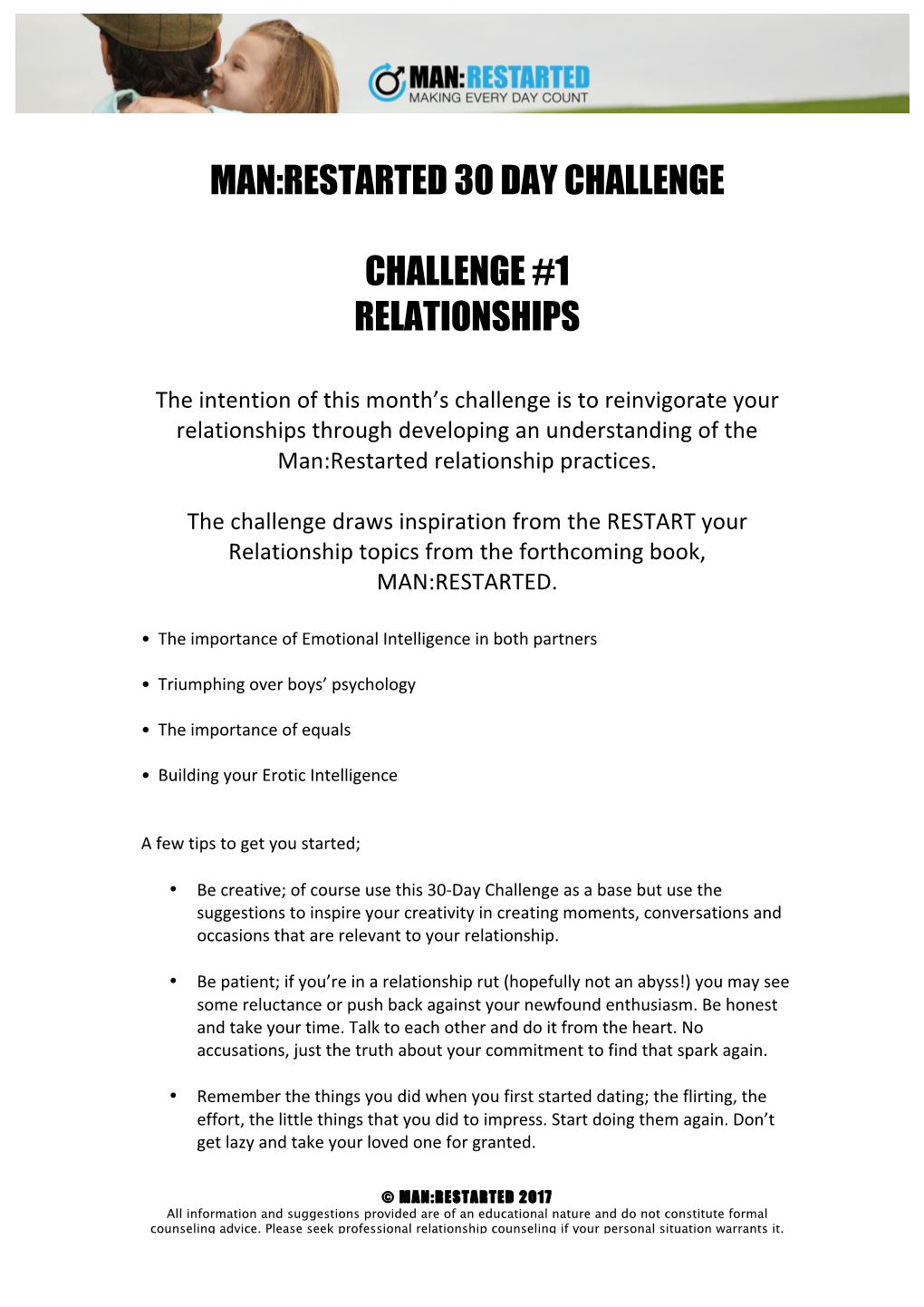 Man:Restarted 30 Day Challenge Challenge #1