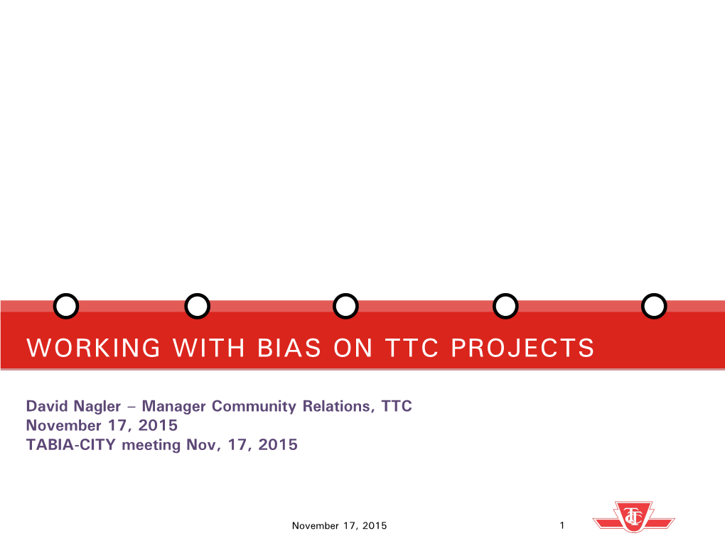 TTC Presentation