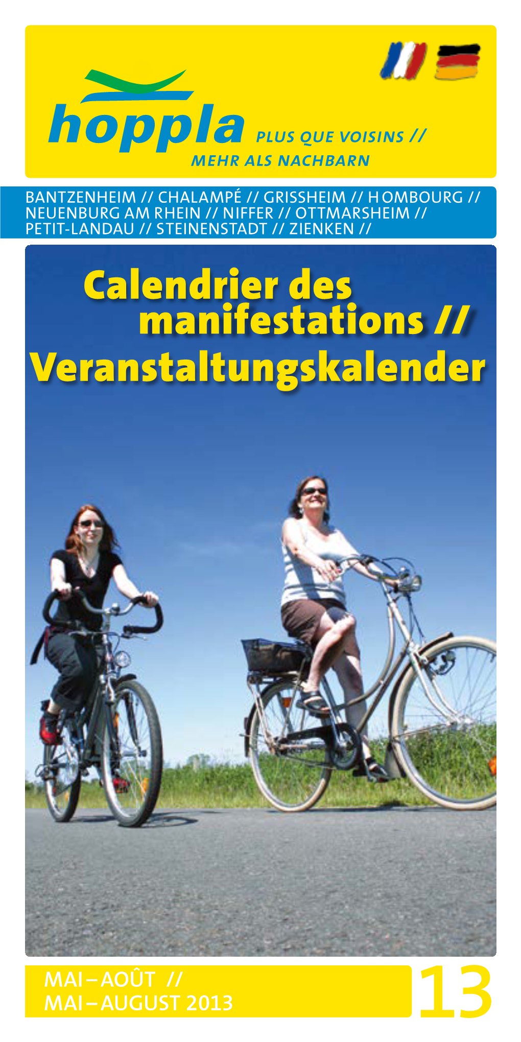 Calendrier Des Manifestations // Veranstaltungskalender