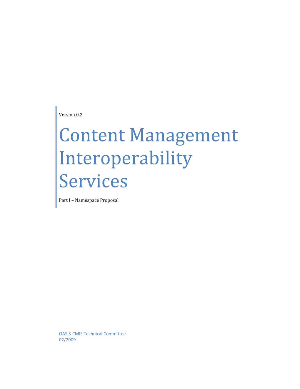 Content Management Interoperability Services