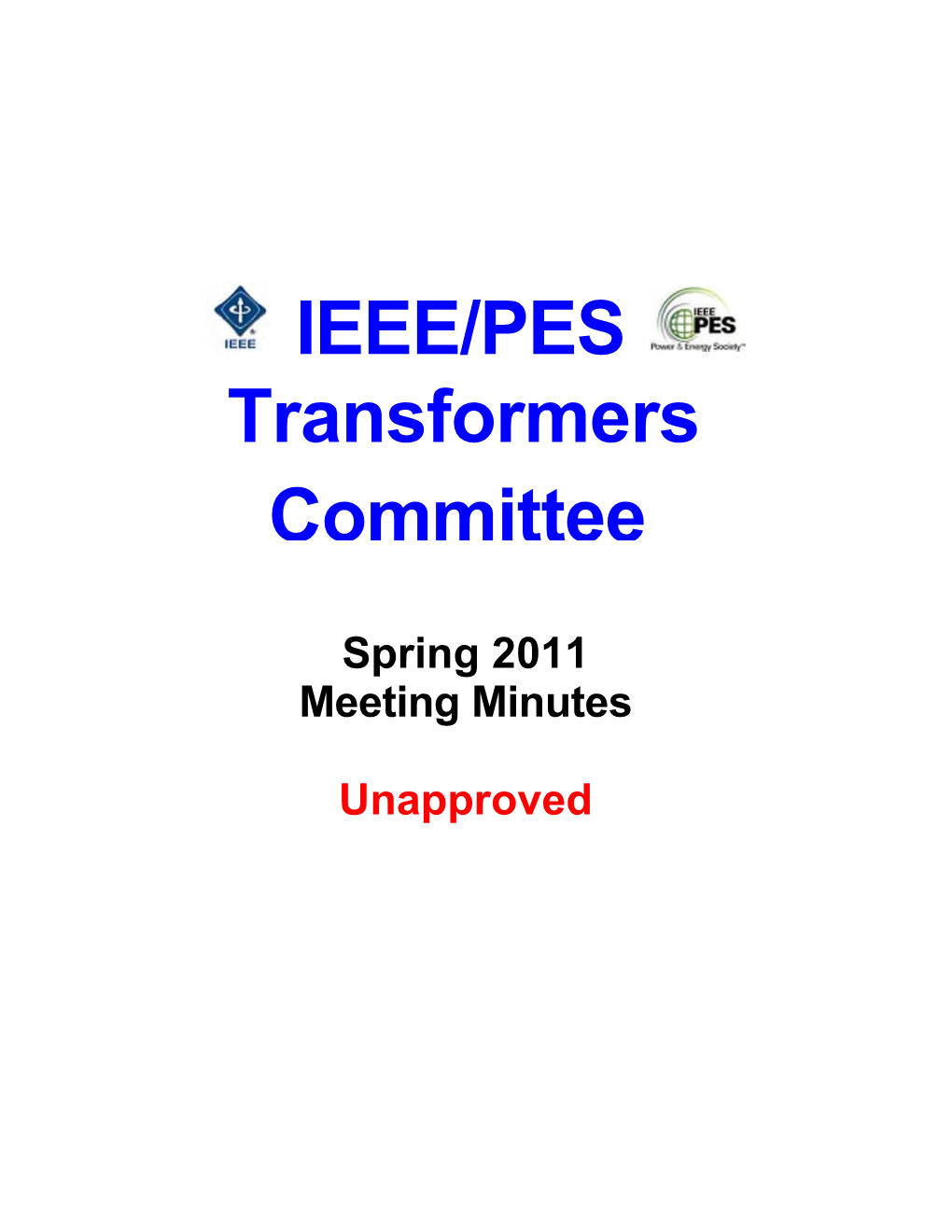 IEEE/PES Transformers Committee