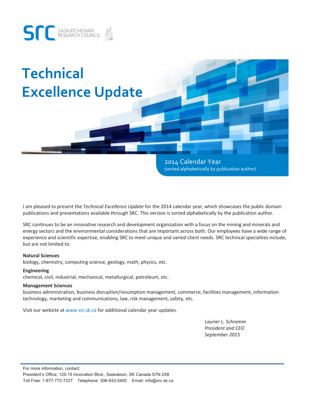 Technical Excellence 2014 (By Author)