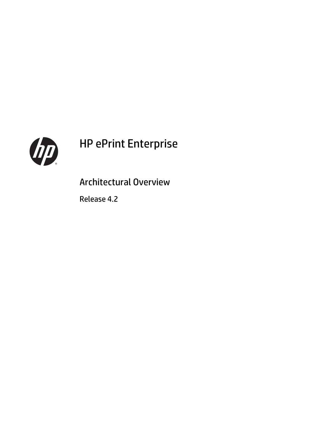 HP Eprint Enterprise Architectural Overview