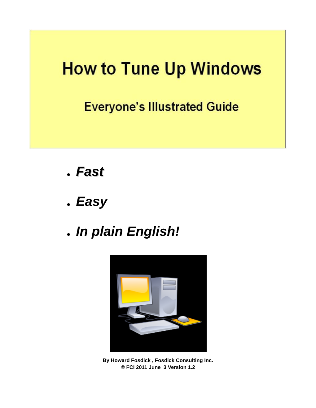 How to Tune up Windows