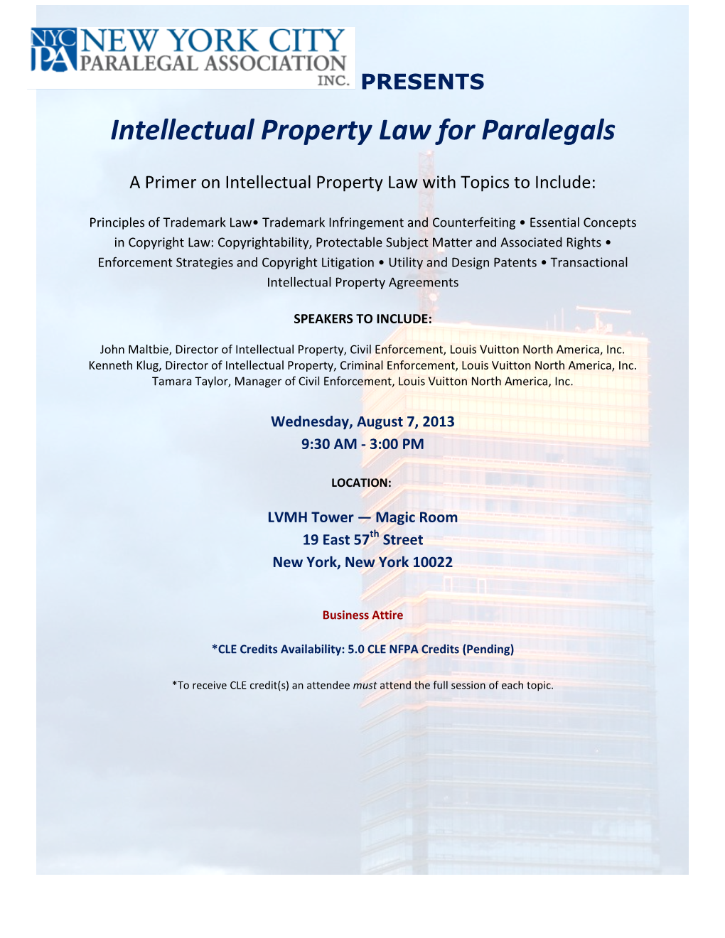 Intellectual Property Law for Paralegals