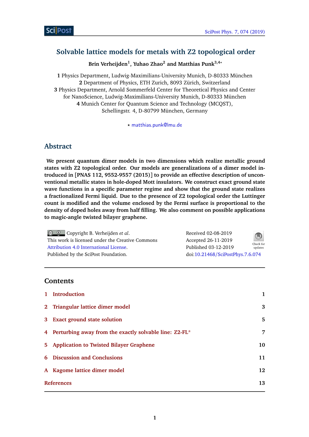 Solvable Lattice Models for Metals with Z2 Topological Order