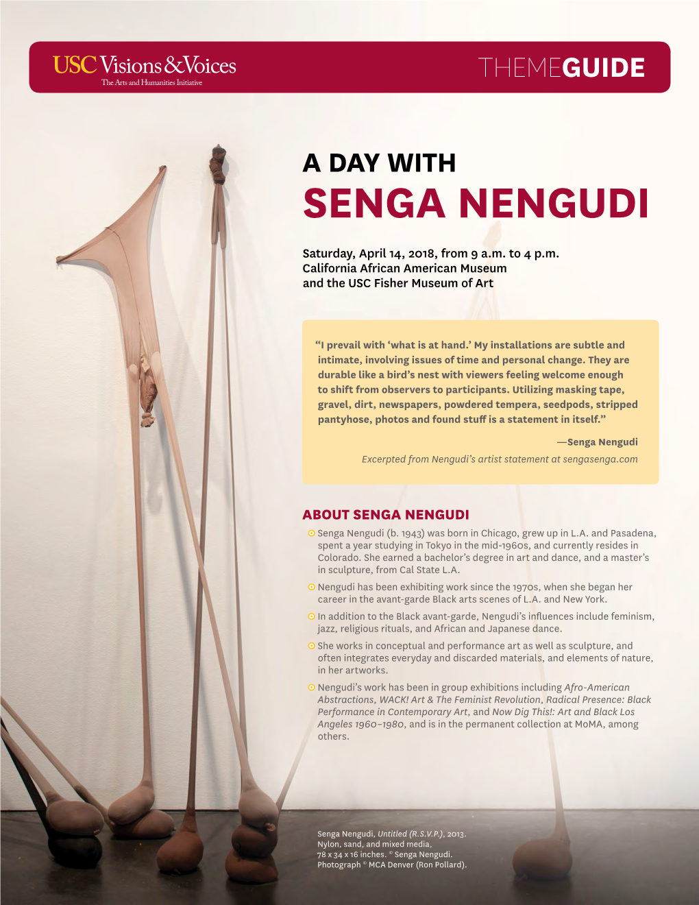 A Day with Senga Nengudi