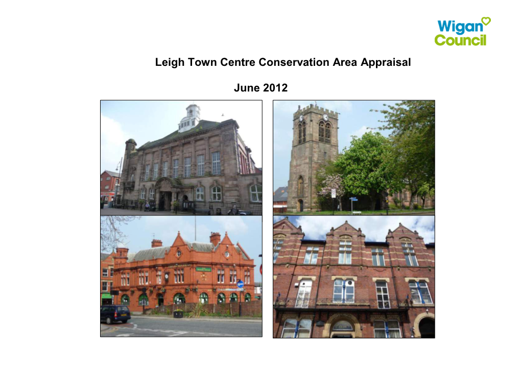 Leigh Town Centre Conservation Area Appraisal