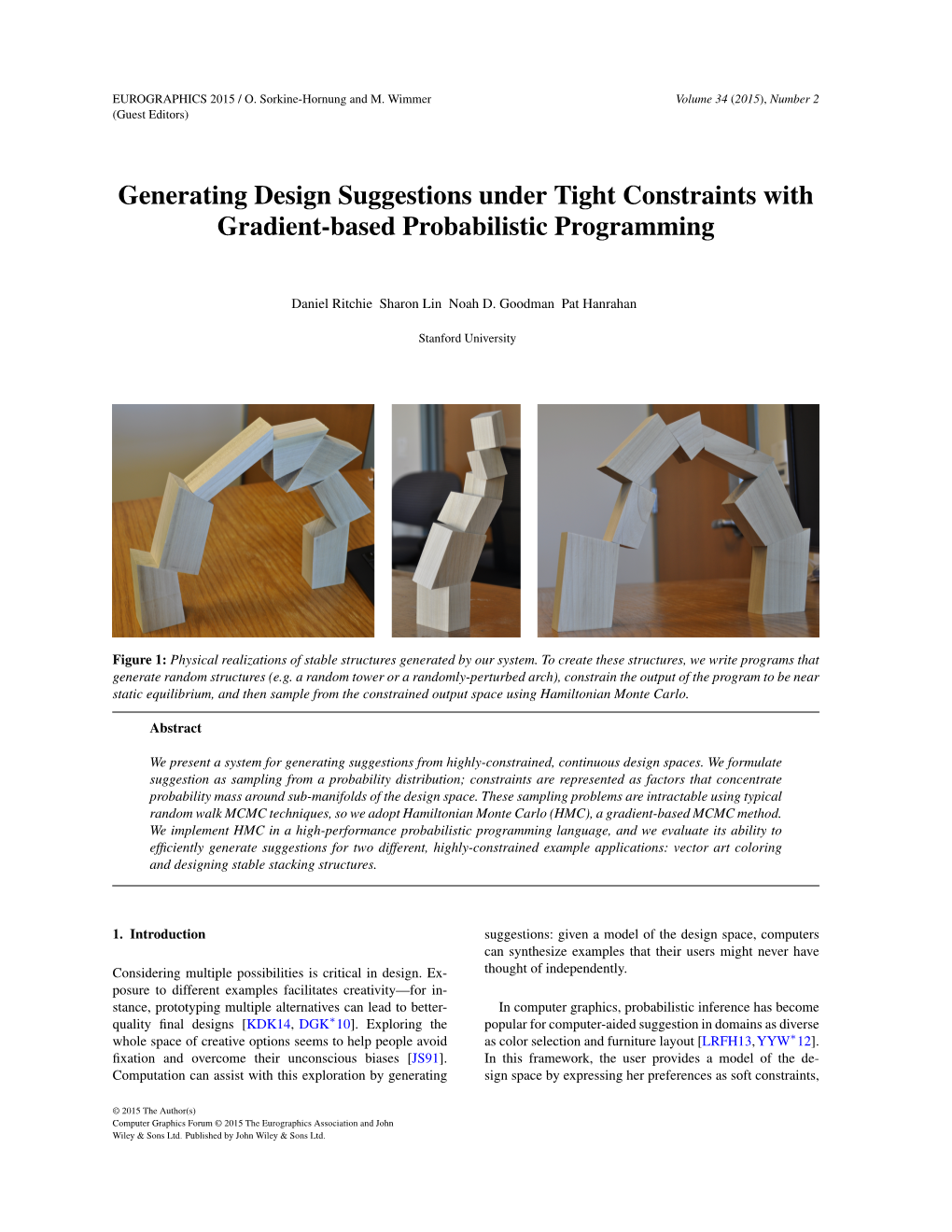 Generating Design Suggestions Under Tight Constraints with Gradient-Based Probabilistic Programming