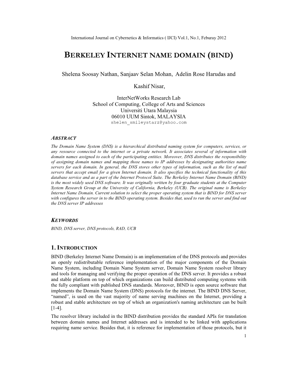 Berkeley Internet Name Domain (Bind)