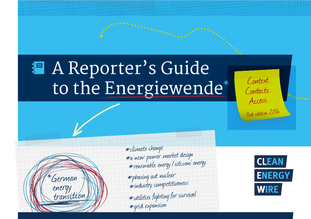 A Reporter's Guide to the Energiewende