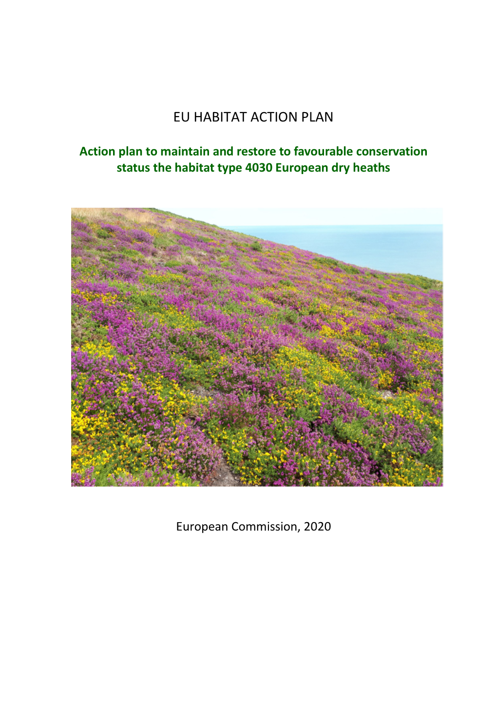 Eu Habitat Action Plan