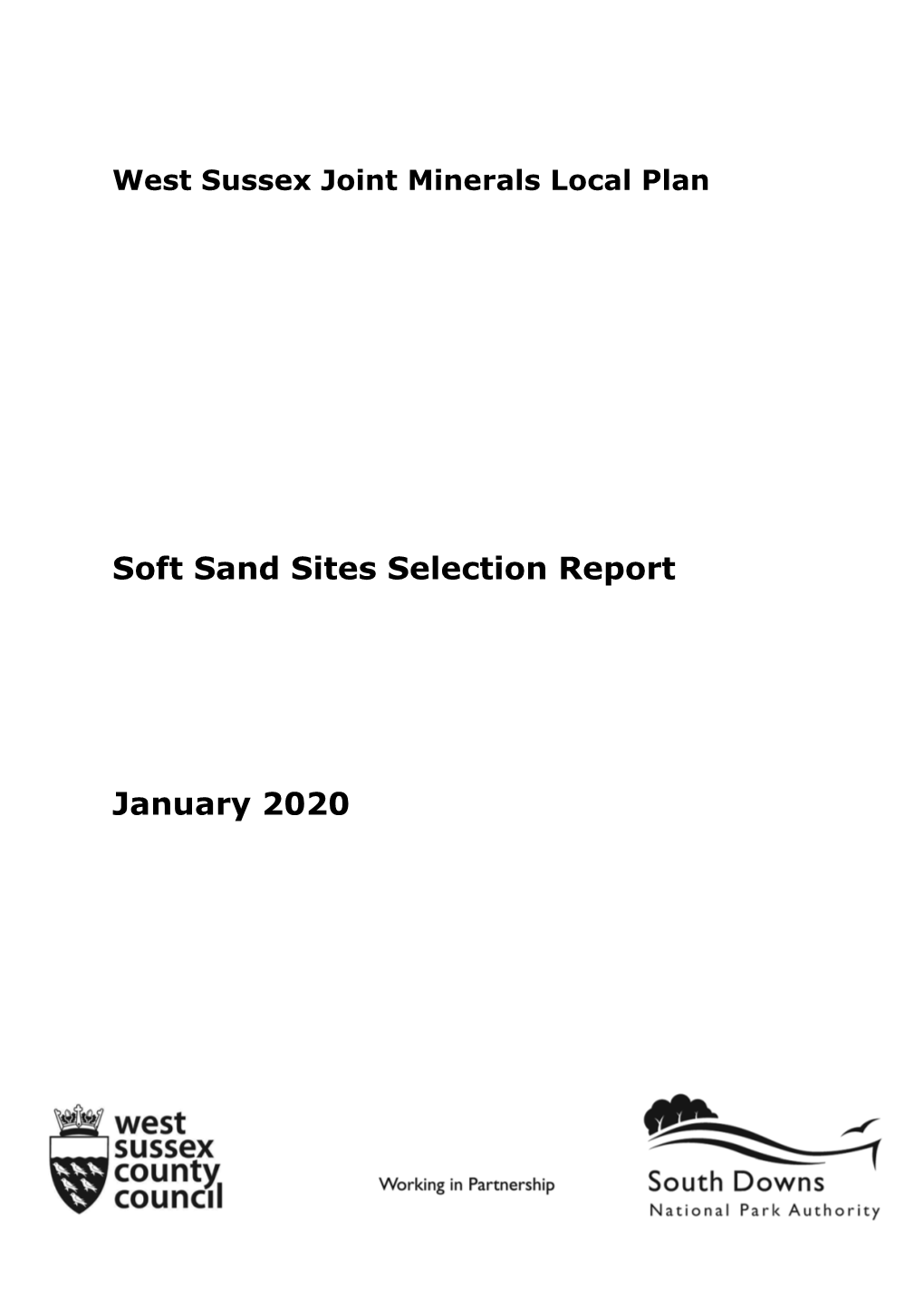 Soft Sand Sites Selection Report January 2020