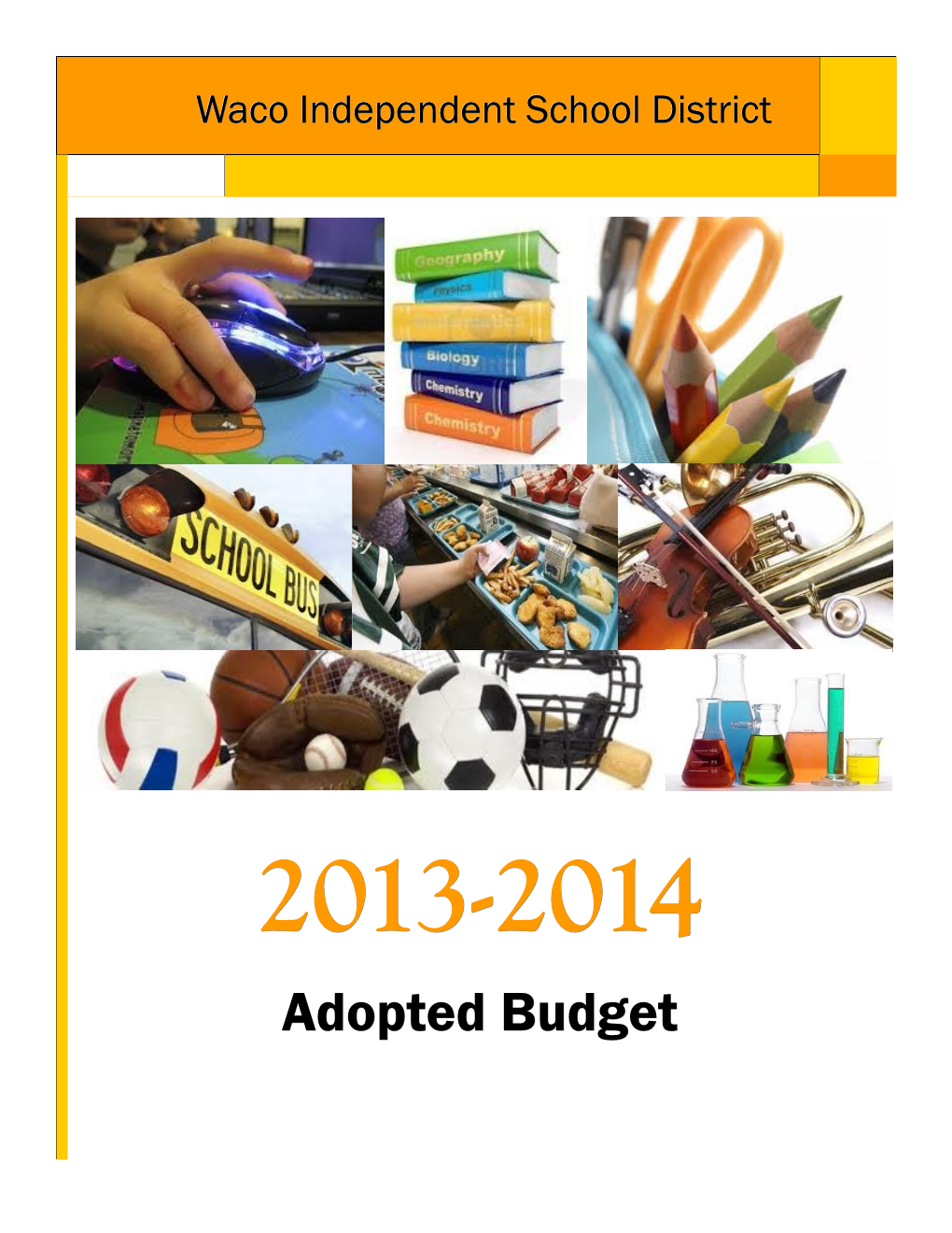 Adopted Budget Table of Contents