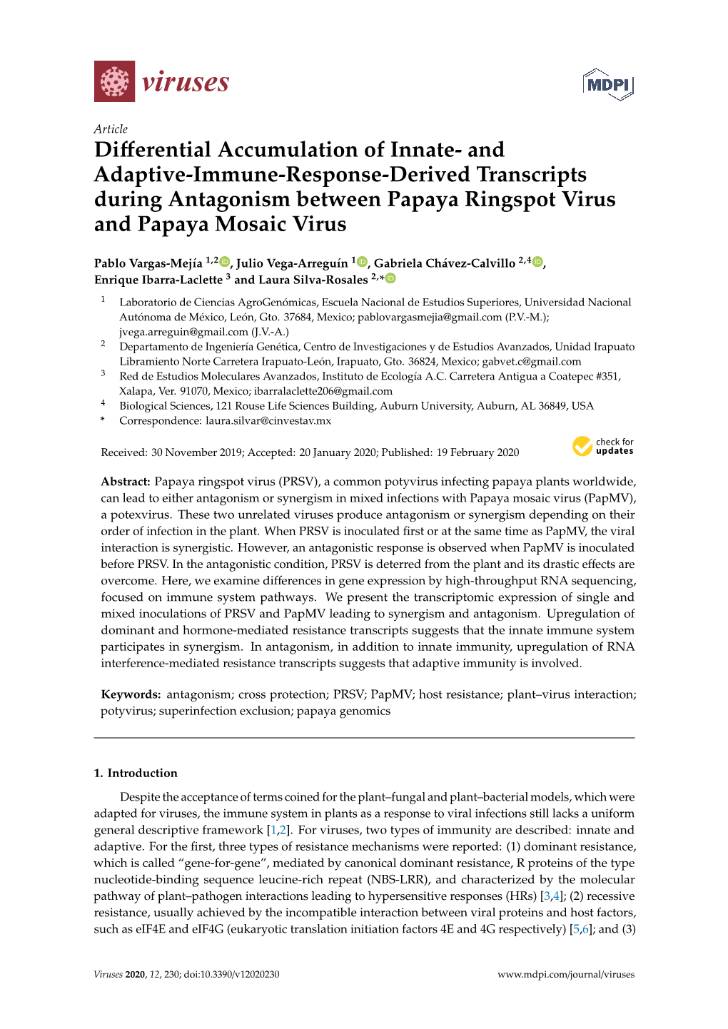 Differential Accumulation of Innate- and Adaptive-Immune-Response