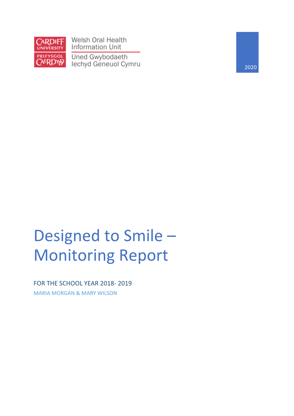 Designed to Smile – Monitoring Report