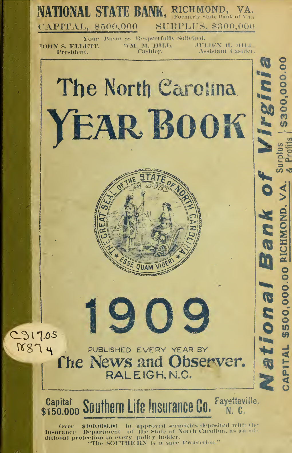 The North Carolina Year Book and Business Directory